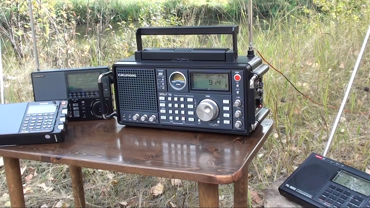 Сравнительный тест радиоприёмников. Grundig s-750, Sangean 909, Tecsun 880/600.