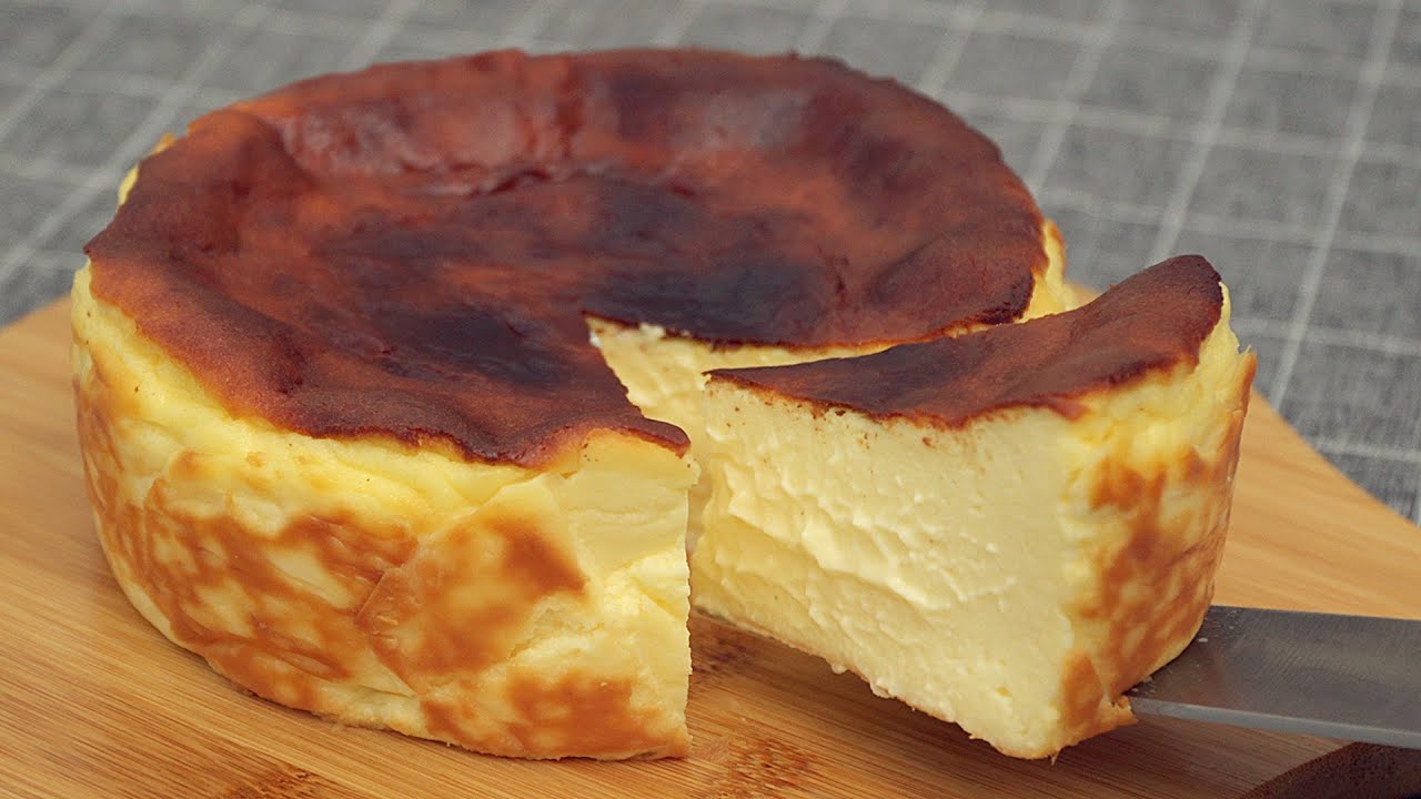 Чизкейк приготовление: Basque Burnt Cheesecake [Super Creamy & Easy]