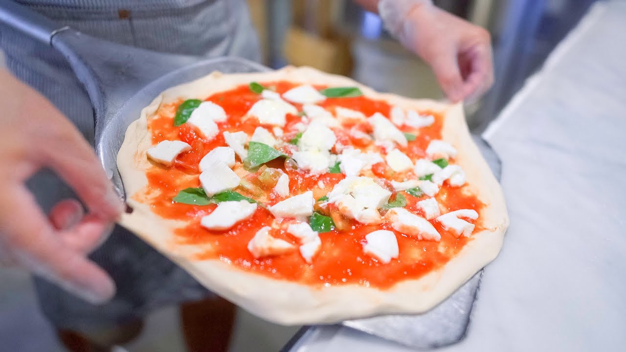 Японская пицца Мишлен ручной работы по рецепту легенд Неаполя в Италии! Дровяной "Pizzeria da Ciro"