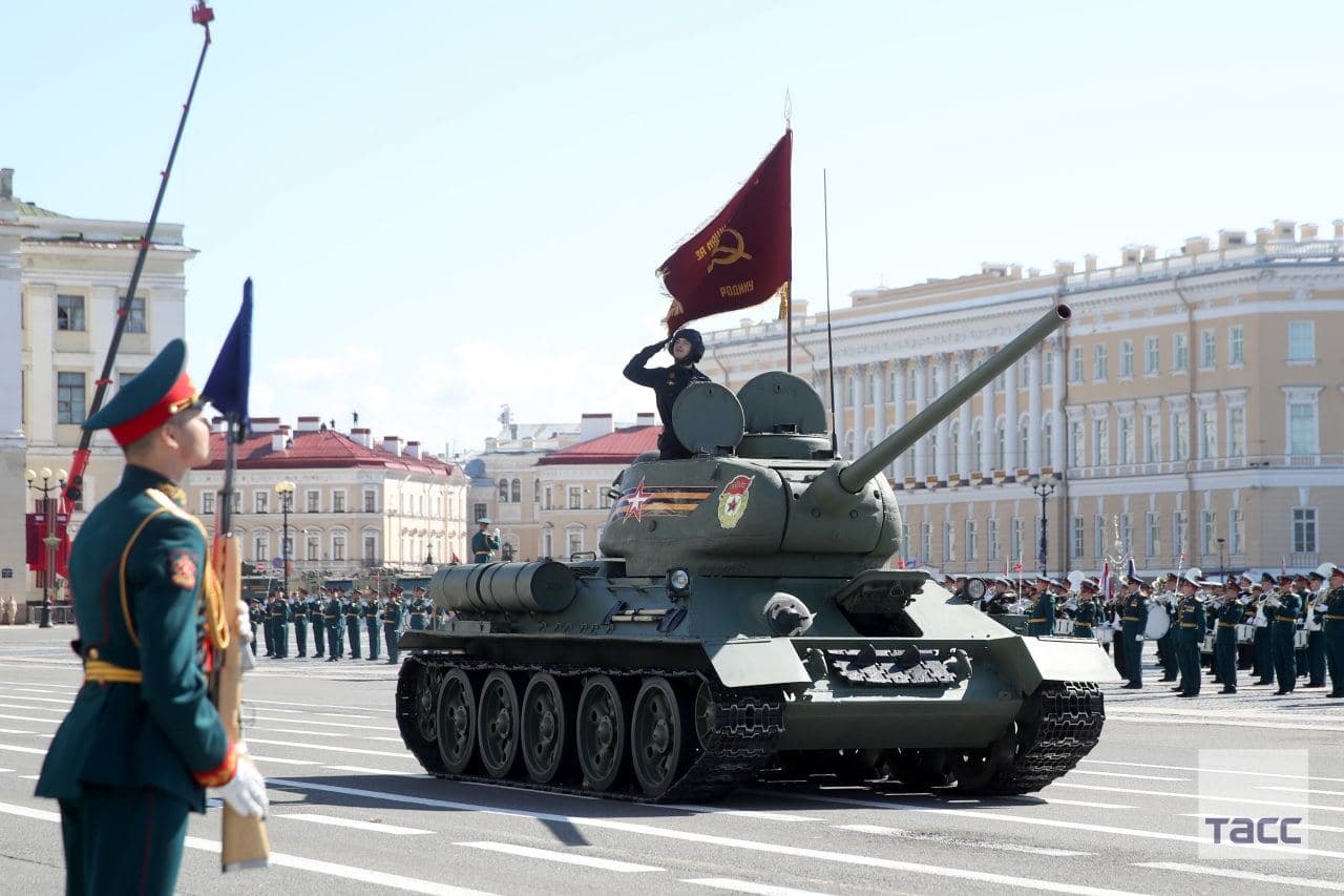 Парад 76 лет День Победы 9 Мая в Санкт-Петербурге 2021 год