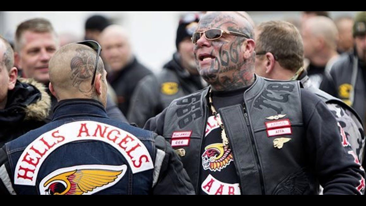 Жестокие банды байкеров в США Hells Angels ( 1% )